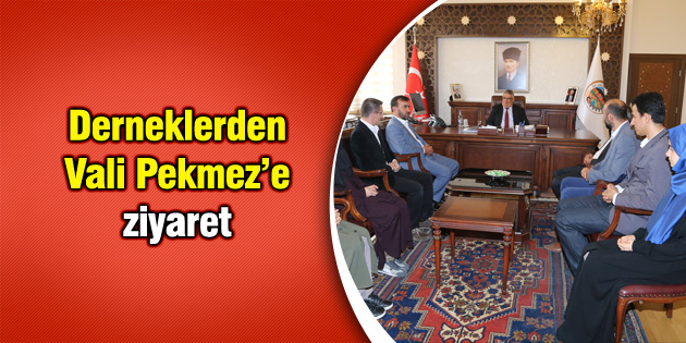 Derneklerden Vali Pekmez’e ziyaret
