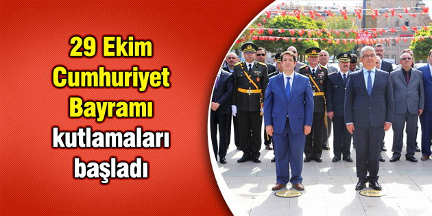 29 Ekim Cumhuriyet Bayramı kutlamaları başladı