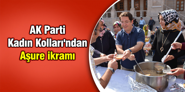 AK Parti Kadın Kolları’ndan Aşure ikramı