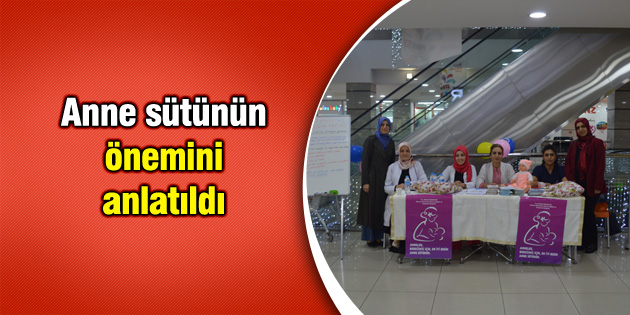 Anne sütünün önemini anlatıldı