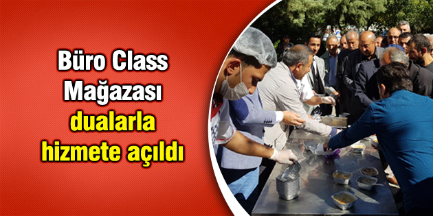 Büro Class Mağazası dualarla hizmete açıldı