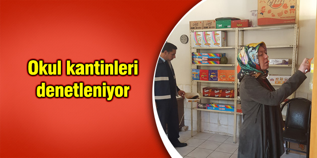 Okul kantinleri denetleniyor