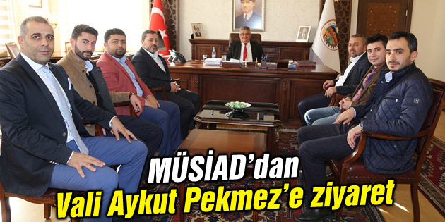 MÜSİAD’dan Vali Aykut Pekmez’e ziyaret