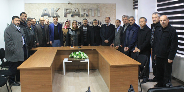 AK Parti Kadın Kolları Başkanına hayırlı olsun ziyareti