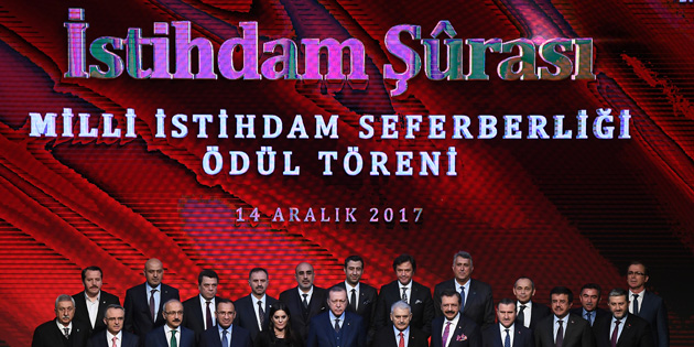 ATSO, İstihdam Ödülleri için Cumhurbaşkanlığı Külliyesi’nde