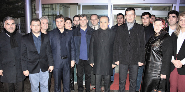 Ak heyetten hastaneye yeni yıl ziyareti