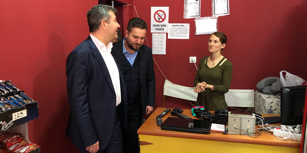 Başkan Altınsoy Güzelyurt ilçe esnafını ve vatandaşları ziyaret etti