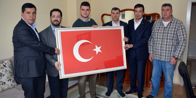 Zeytin Dalı Harekâtı gazisini ziyaret ettiler