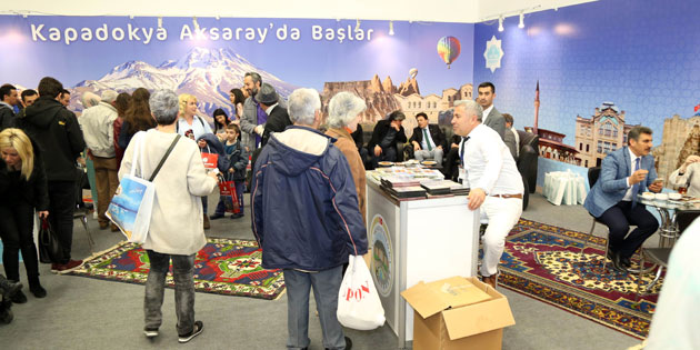 Turizm Fuarı’nda Aksaray’ın standını binlerce kişi ziyaret etti