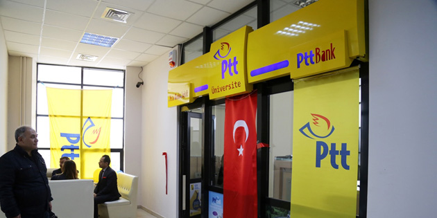 PTT Üniversite Şubesi hizmete girdi