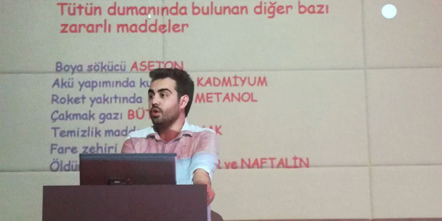 Eskil’de sigara ve bağımlılık konulu seminer gerçekleştirildi