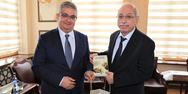 Türk Tarih Kurumu Başkanı Vali Pekmez’i ziyaret etti