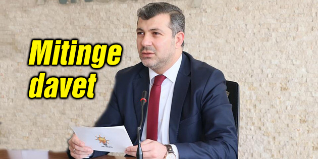 Başkan Altınsoy’dan mitinge davet