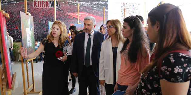 ‘Mevlana ve Sevgi’ sergisi ASÜ’de beğeniye sunuldu