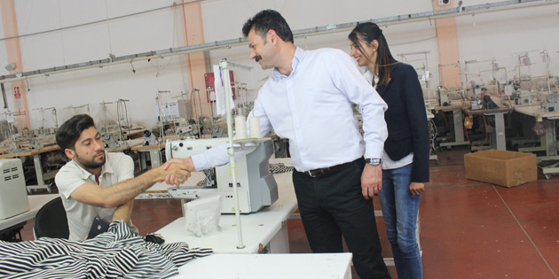 CHP adayları tekstil işçileri ile bir araya geldi