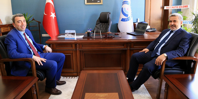 Şahin’den Rektör Yardımcısı Deligöz’e hayırlı olsun ziyareti