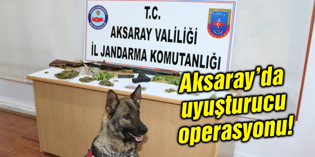 ​Jandarma ekiplerinden uyuşturucu operasyonu