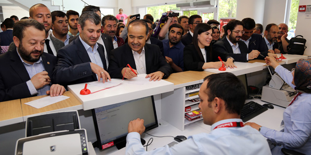 AK Parti teşkilatından seçim kampanyasına destek
