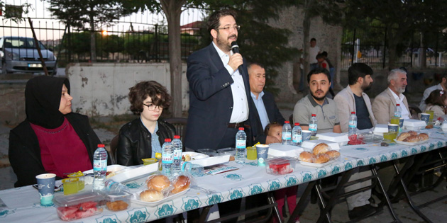Başkan Yazgı iftar yemeğinde müjdeyi verdi