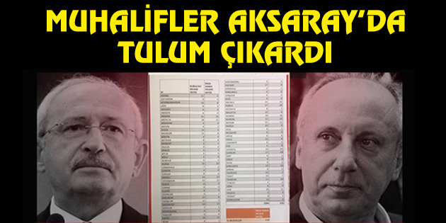 CHP’li muhalifler Aksaray’da tulum çıkardı!
