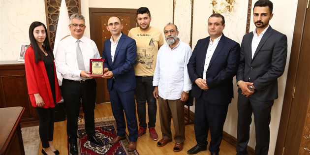 Almanya Aksaraylılar Derneği’nden Vali Pekmez’e ziyaret