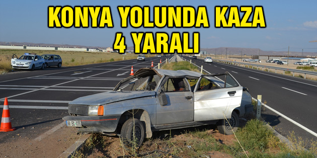 Aksaray’da trafik kazası: 4 yaralı