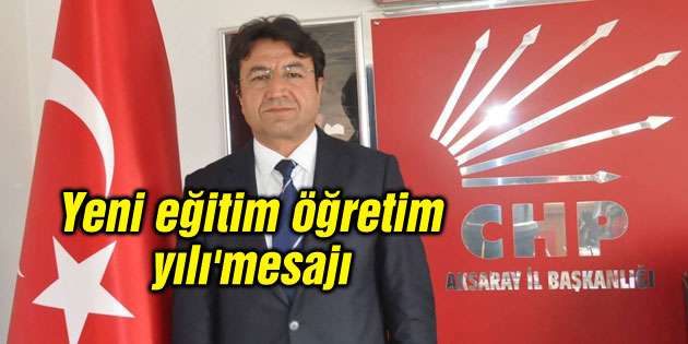 Koçak’tan ‘yeni eğitim öğretim yılı’ mesajı
