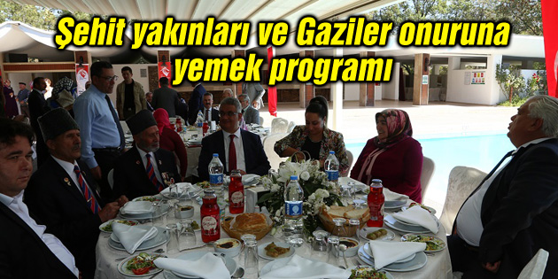 Şehit yakınları ve Gaziler onuruna yemek programı