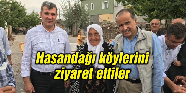 Hasandağı köylerini ziyaret ettiler