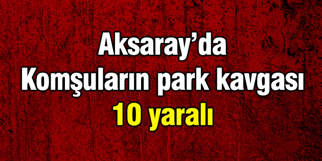 Komşuların taşlı sopalı kavgasında 10 kişi yaralandı