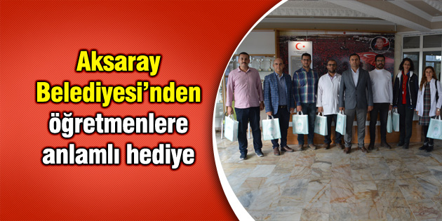Öğretmenlere anlamlı hediye