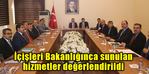 İçişleri Bakanlığınca sunulan hizmetler İZDES toplantısında değerlendirildi