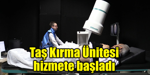 Taş Kırma Ünitesi hizmete başladı