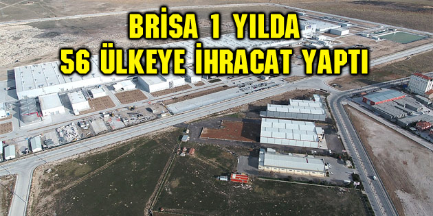 Brisa 1 yılda 56 ülkeye ihracat yaptı
