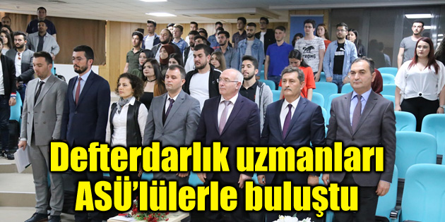 Defterdarlık uzmanları ASÜ’lülerle buluştu