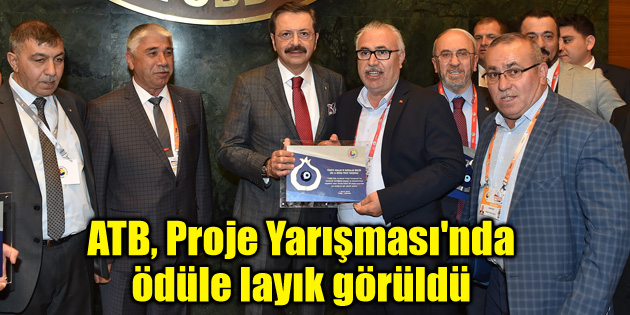 Ticaret Borsası, Proje Yarışması’nda ödüle layık görüldü