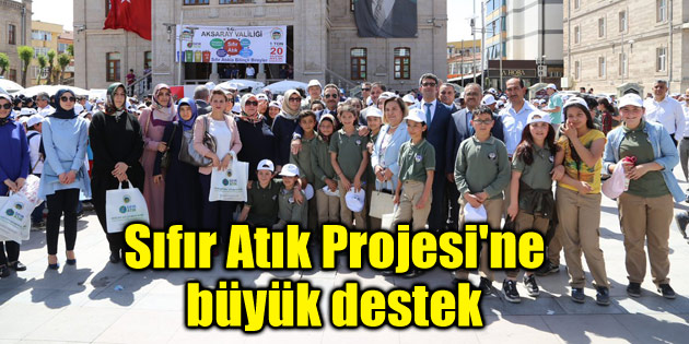 Sıfır Atık Projesi’ne büyük destek