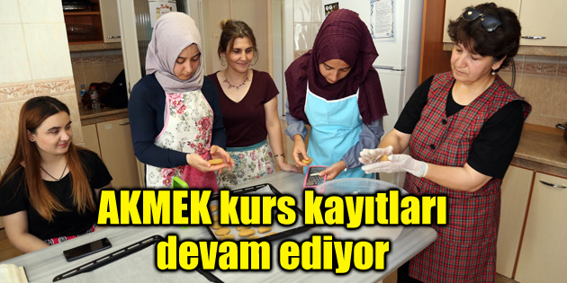 AKMEK kurs kayıtları devam ediyor