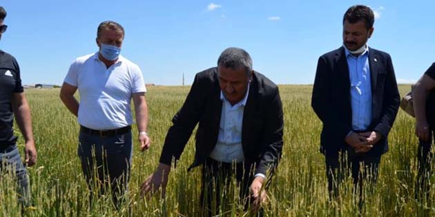 CHP Niğde Milletvekili Gürer Eskil’de çiftçileri ziyaret etti
