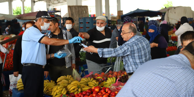 Aksaray Belediyesi normalleşme sürecinde tedbirlerini sürdürüyor