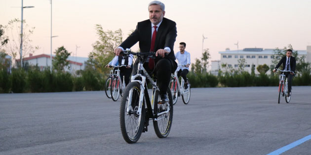Rektör Şahin: Yeni normal dönemin ulaşım aracı; bisiklet