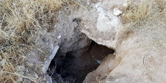 Aksaray’da kaçak kazı yapan define avcıları suçüstü yakalandı