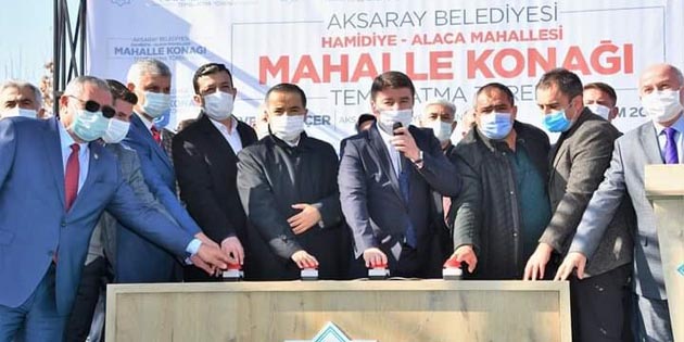 Hamidiye Alaca Mahalle Konağı’nın temel atıldı