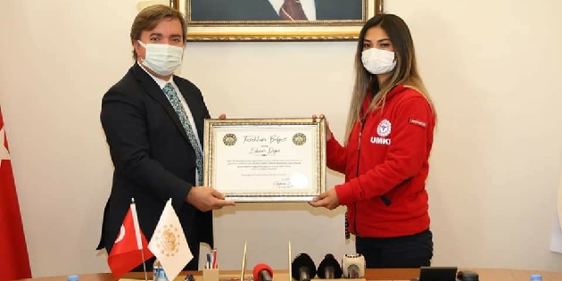 Aksaray UMKE ekibi başarı belgesi ile ödüllendirildi