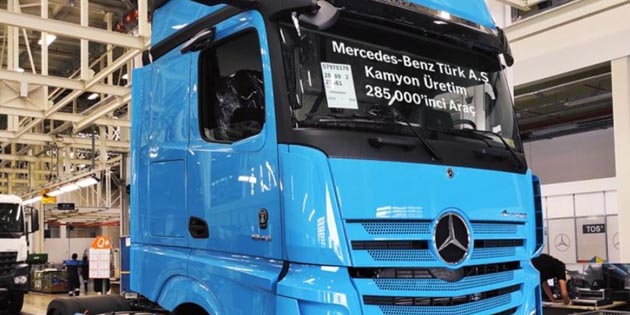 Mercedes-Benz Türk, Aksaray’da 285 bininci kamyonu üretti