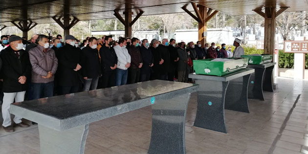 Ali Abbas Ertürk’ün kayınvalidesi toprağa verildi