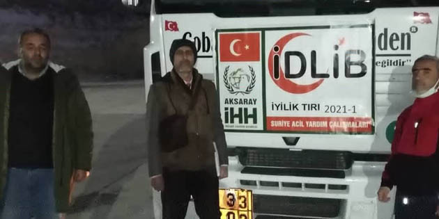 Aksaray İHH İnsani Yardım Derneği’nden bir ayda beş tır yardım
