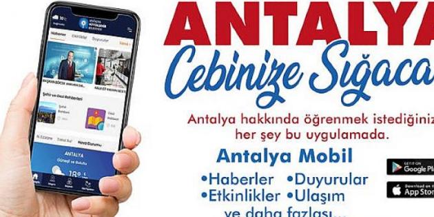 “Antalya mobil” ile Antalya cebinize sığacak