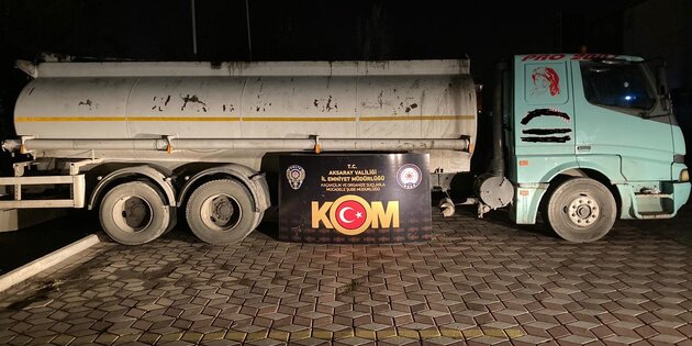 Aksaray’da 10 ton 860 kilo kaçak yağ yakalandı!