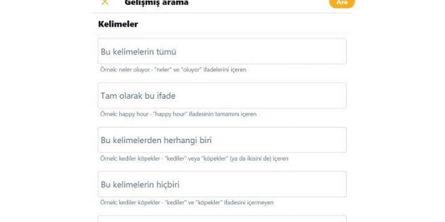Twitter Detaylı Arama Motoru Nasıl Kullanılır?